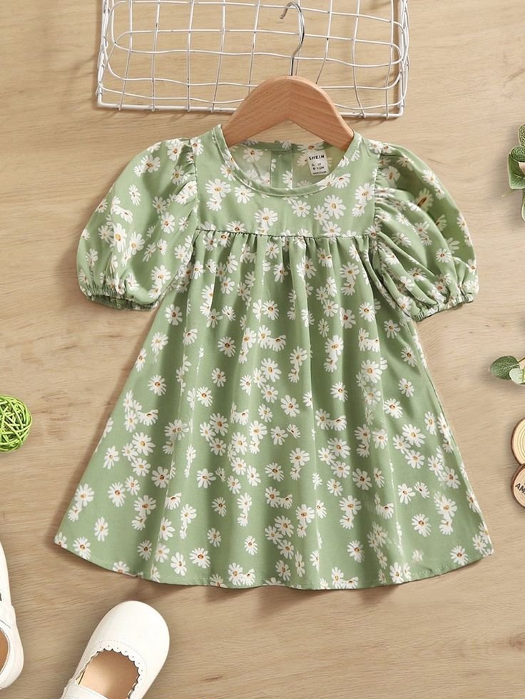 Baby Girl Dress Summer Kids Floral Tulle Skirt…